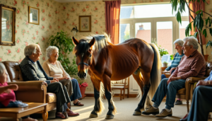 Un événement inédit a récemment captivé l’attention des résidents de l’Ehpad de La Roseraie à Pléneuf-Val-André. L’apparition d’un poney des Côtes, nommé Églantine, a provoqué un véritable émoi au sein de cet établissement. Alors que la routine habituelle des résidents […]